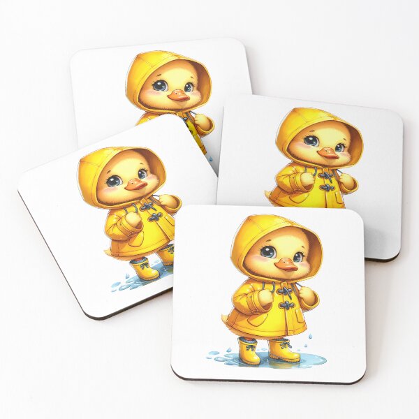 Item preview, Sweet Duckling in Raincoat designed and sold by Delemore Art.