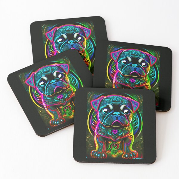 Item preview, Pug NEON CELTIC 35 designed and sold by RedBluffTraders.