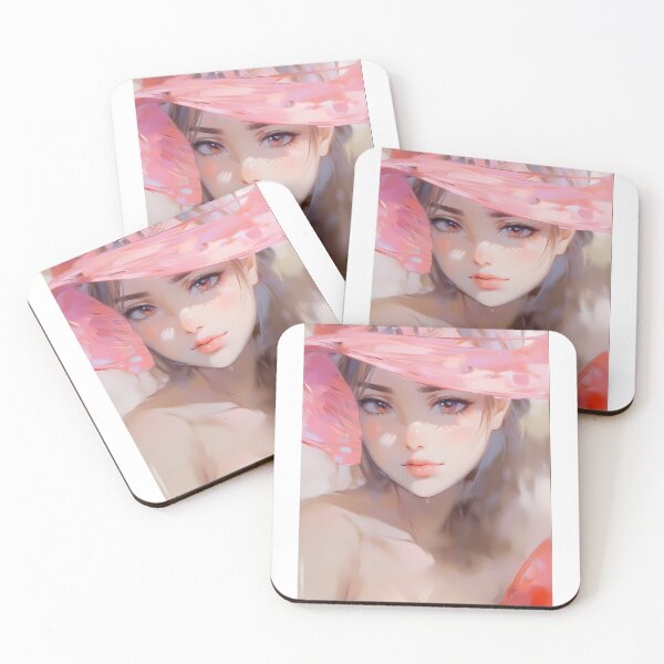 Item preview, AI lady in hat designed and sold by lusiakotowska.