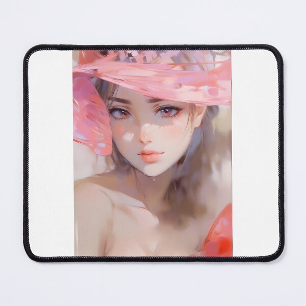 Item preview, AI lady in hat designed and sold by lusiakotowska.