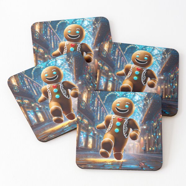Item preview, Gingerbread Man Hitting The Street designed and sold by Artekinium.