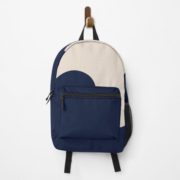 Item preview, Minimal Wave Navy & Light Beige designed and sold by STUDIO MORE Los Angeles.