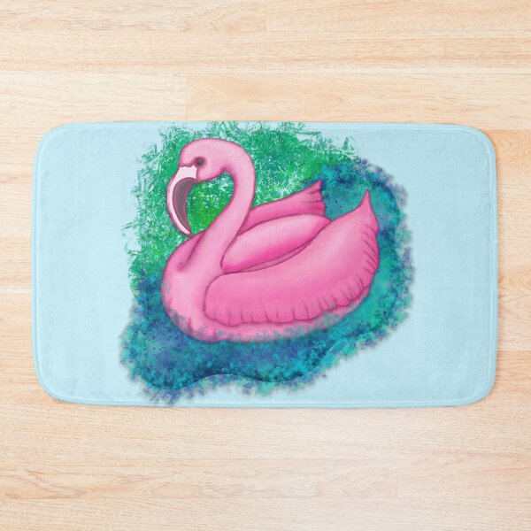 Item preview, Flamingo Floatie Splash designed and sold by AdriaCaps Art & Design.