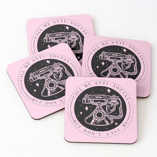 Item preview, (Black) Call me antisocial but don't call me designed and sold by literartyghost.
