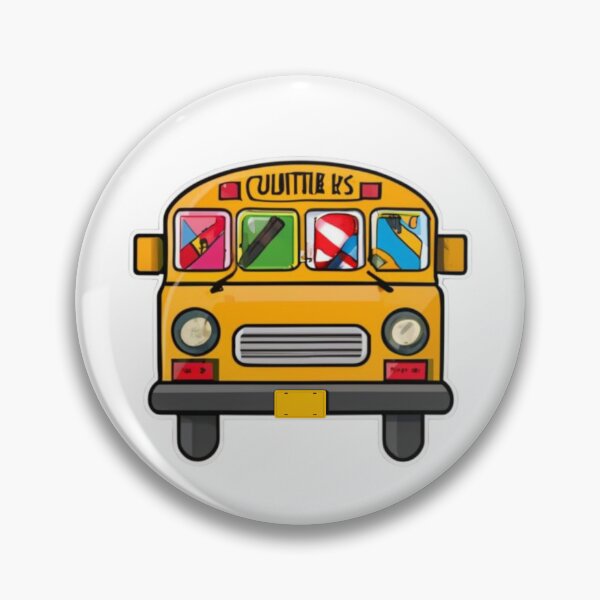 Item preview, Yellow Bus cartoon  designed and sold by VibeStyleShop.