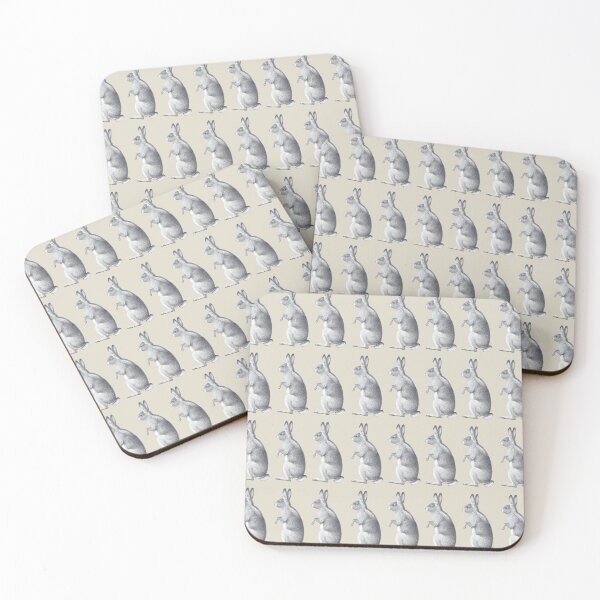 Item preview, Beige Easter bunnies pattern designed and sold by ElizabethCoelho.