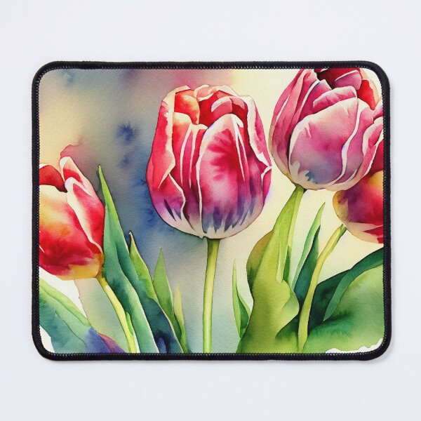 Item preview, Tiptoe Through The Tulips - Watercolor designed and sold by LianaCreates.