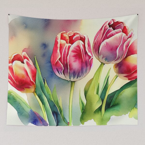 Item preview, Tiptoe Through The Tulips - Watercolor designed and sold by LianaCreates.
