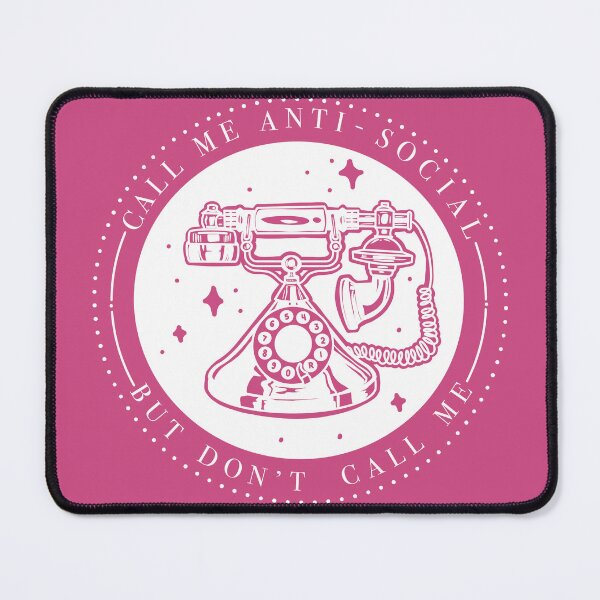 Item preview, (White) Call me antisocial but don't call me designed and sold by literartyghost.