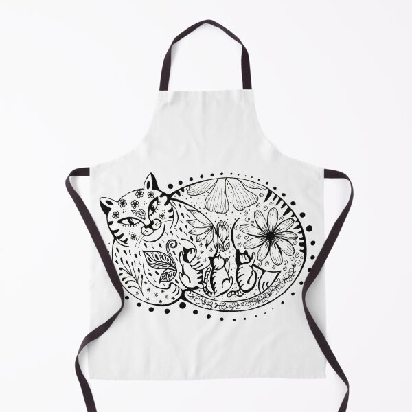Item preview, Cat with kittens designed and sold by bagiolita.