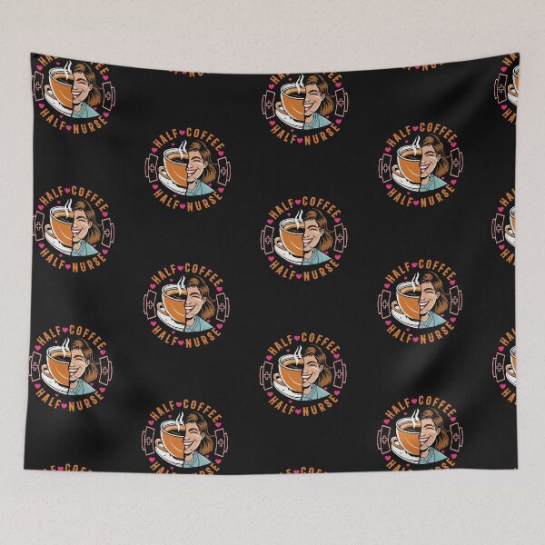Item preview, HALF COFFEE HALF NURSE designed and sold by marfanna.