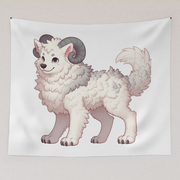Item preview, Aries Wolf 17 designed and sold by AIfolklore.