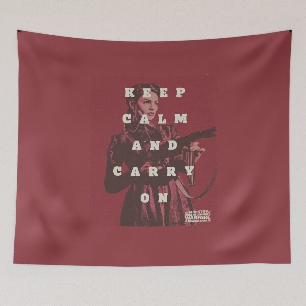 Item preview, keep calm and carry on board eiza gonzalez designed and sold by MechanicalART.