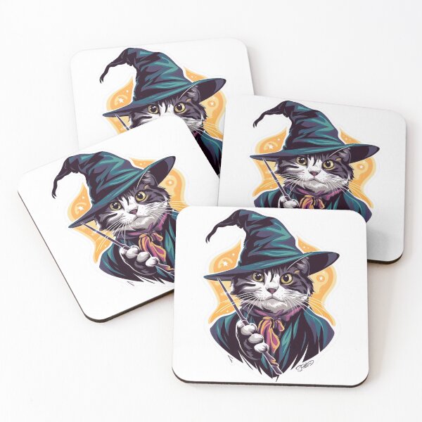 Item preview, Wizard cat designed and sold by Tajdi.