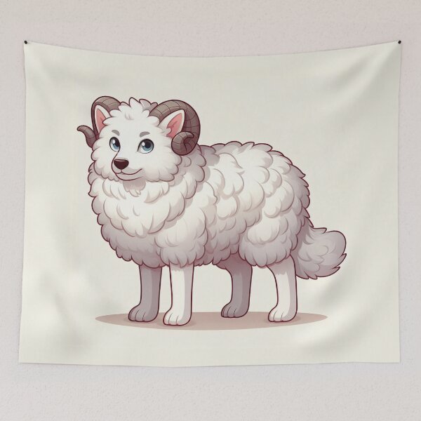 Item preview, Aries Wolf 18 designed and sold by AIfolklore.