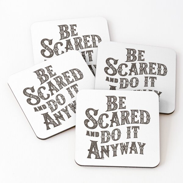 Item preview, Be scared and do it anyway designed and sold by SztuKarola.