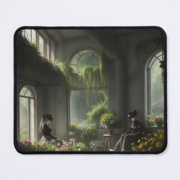 Item preview, Goth Girls in Garden - Dark Aesthetic Art designed and sold by SoccaTamam.