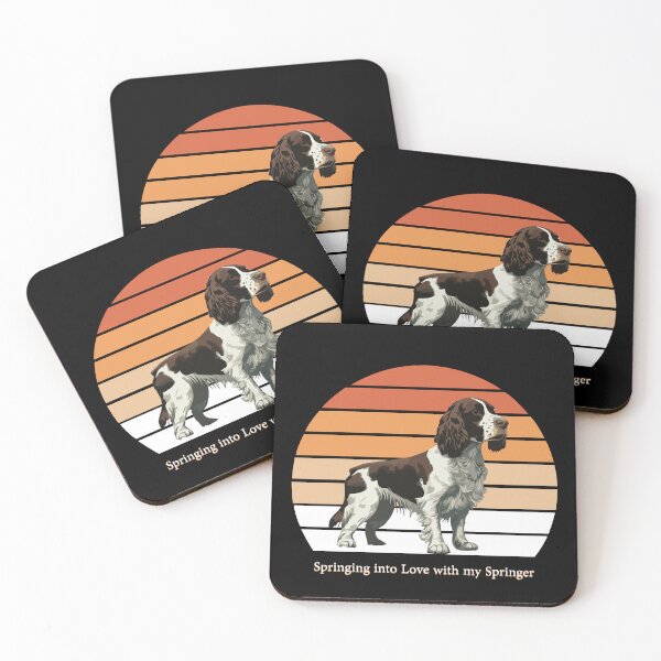 Item preview, Springing into love with my springer English springer spaniel designed and sold by Belle-Creazioni.
