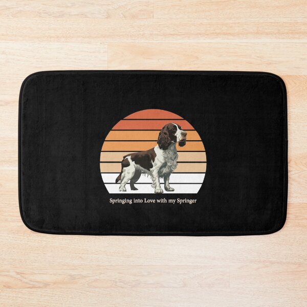 Item preview, Springing into love with my springer English springer spaniel designed and sold by Belle-Creazioni.