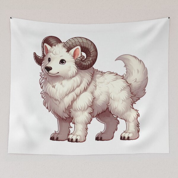 Item preview, Aries Wolf 19 designed and sold by AIfolklore.