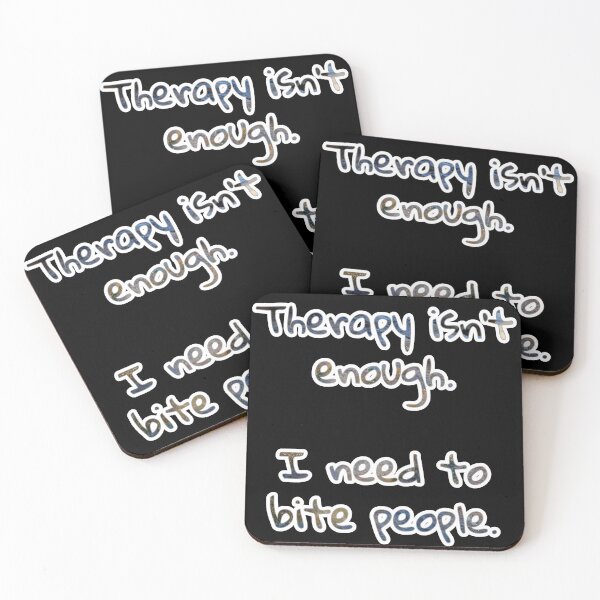 Item preview, Therapy Isn't Enough Funny Quote designed and sold by TwistedP-Photos.