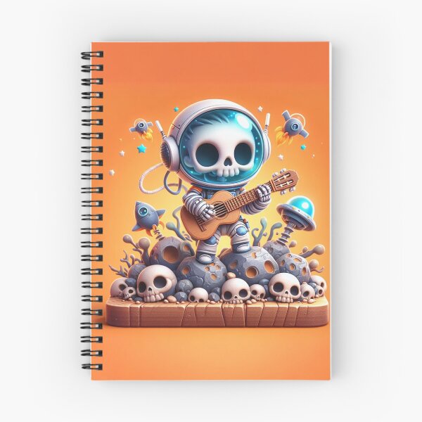 Item preview, Starry Serenade: Skeleton Astronaut's Cosmic Jam designed and sold by TDKCustoms.