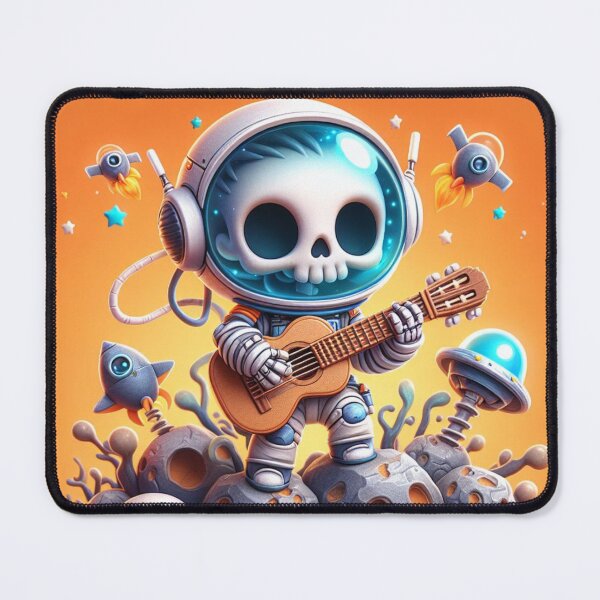 Item preview, Starry Serenade: Skeleton Astronaut's Cosmic Jam designed and sold by TDKCustoms.