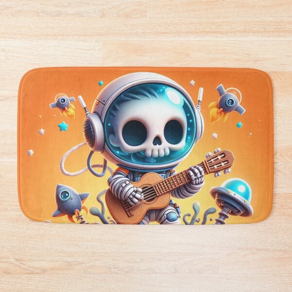 Item preview, Starry Serenade: Skeleton Astronaut's Cosmic Jam designed and sold by TDKCustoms.