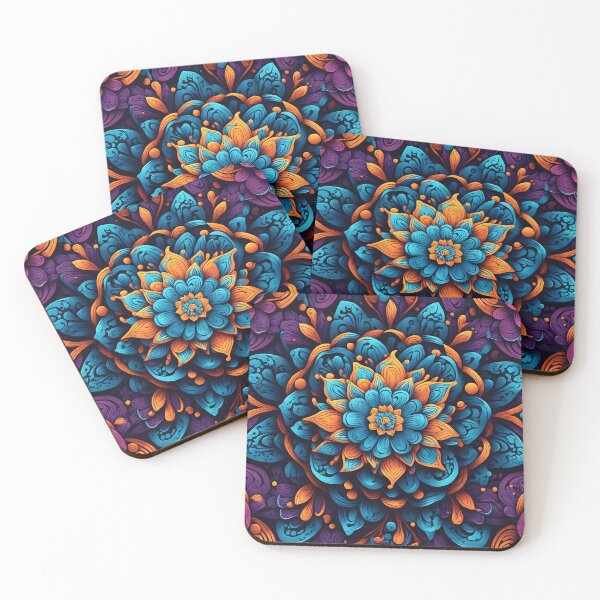 Item preview, Colorful Mandala Lotus Flower Pattern designed and sold by SoccaTamam.