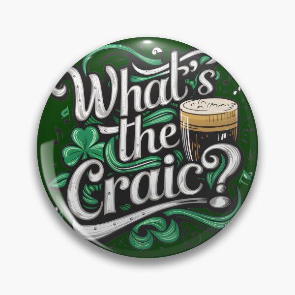 Item preview, What's the Craic - Traditional Irish Greeting designed and sold by REAL IRISH GIFTS.