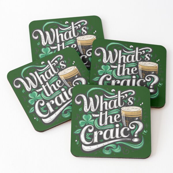 Item preview, What's the Craic - Traditional Irish Greeting designed and sold by REAL IRISH GIFTS.