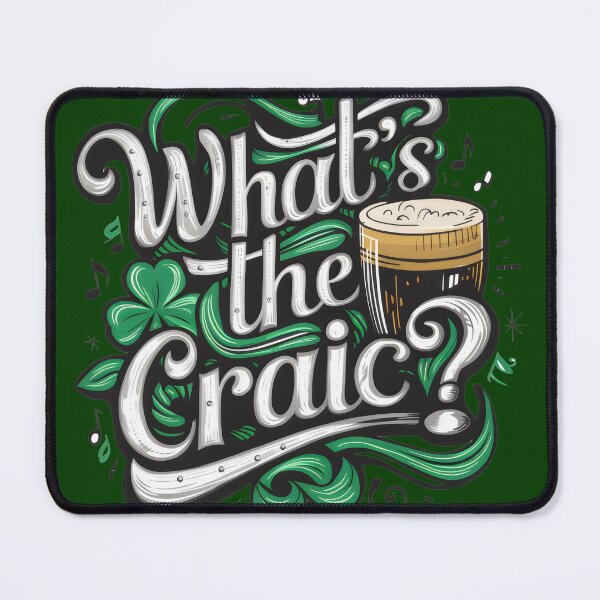 Item preview, What's the Craic - Traditional Irish Greeting designed and sold by REAL IRISH GIFTS.