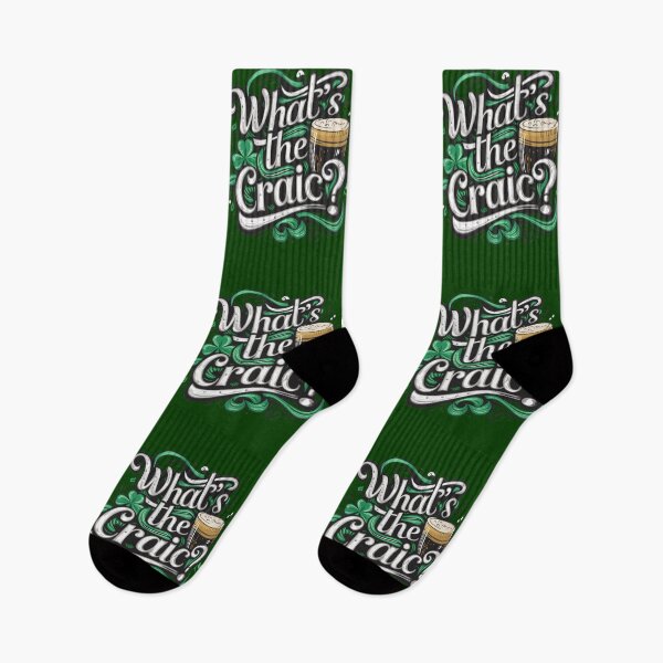 Item preview, What's the Craic - Traditional Irish Greeting designed and sold by REAL IRISH GIFTS.