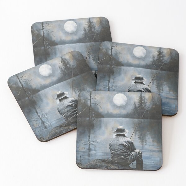 Item preview, Fisherman Under the Moon designed and sold by dcrc.