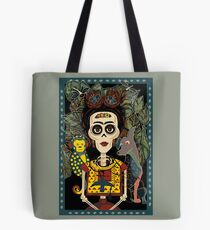 Selbstbildnis mit Alebrijes Tote Bag