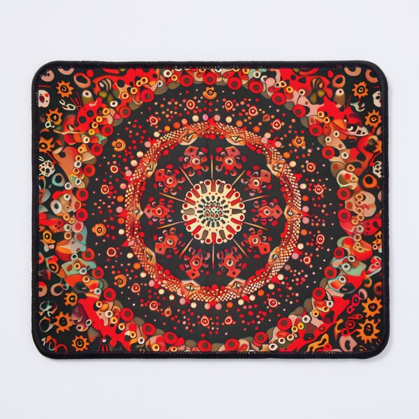 Item preview, Red Mandala Pattern designed and sold by Pixel-Lair.