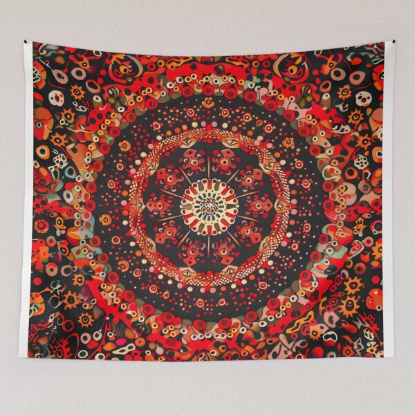 Item preview, Red Mandala Pattern designed and sold by Pixel-Lair.
