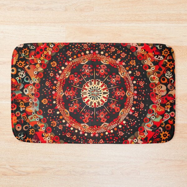 Item preview, Red Mandala Pattern designed and sold by Pixel-Lair.