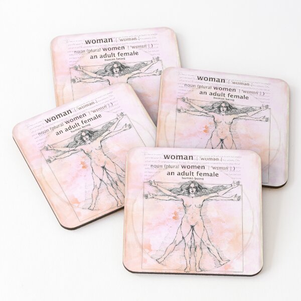 Item preview, Adult Human female - Woman definition - The Vitruvian Woman - Da Vinci inspired -Feminist Art designed and sold by FanitsaArt.