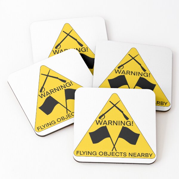 Item preview, Color guard warning sticker designed and sold by StuffByLaur.