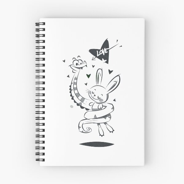 Item preview, Great Love of Snake and Rabbit - Snakes Lovers Funny Gift Idea designed and sold by AJDESIGNPL.