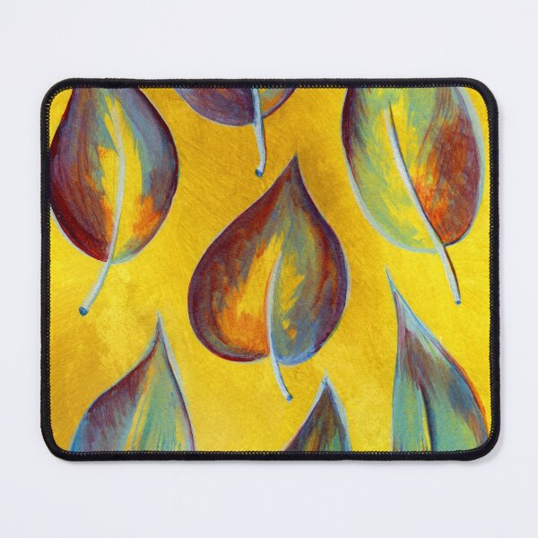 Item preview, Pointy leaves on yellow designed and sold by Christina Bonnett.