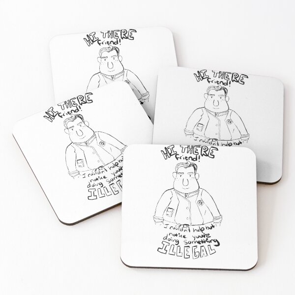 Item preview, Hi there, Friend! B&W designed and sold by locustseattoo.