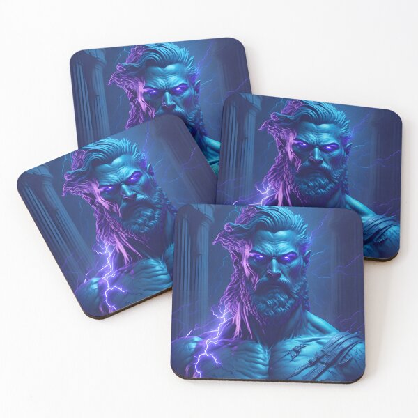 Item preview, Zeus God Greek Mythology Vaporwave  designed and sold by EddieBalevo.