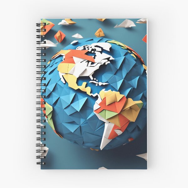 Item preview, Origami Art - Orbital Perspective: Earth's Majesty from Space designed and sold by ArtfulFolds.