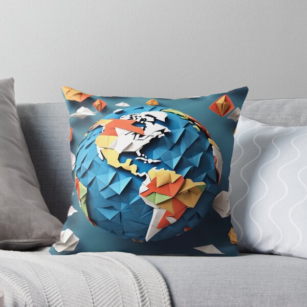 Item preview, Origami Art - Orbital Perspective: Earth's Majesty from Space designed and sold by ArtfulFolds.