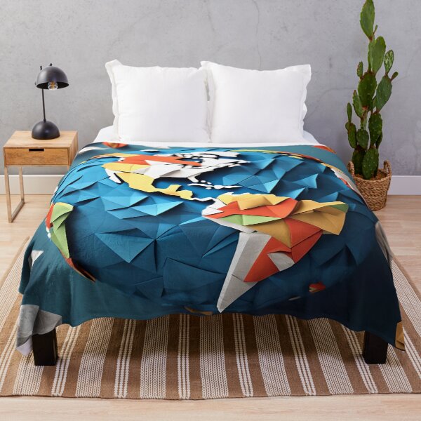 Item preview, Origami Art - Orbital Perspective: Earth's Majesty from Space designed and sold by ArtfulFolds.