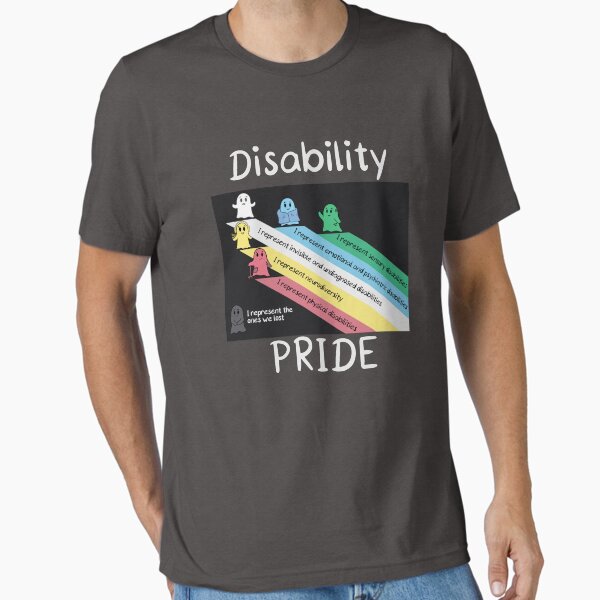 Item preview, Disability Pride with Ghosts and descriptions designed and sold by flyre-flinnigan.