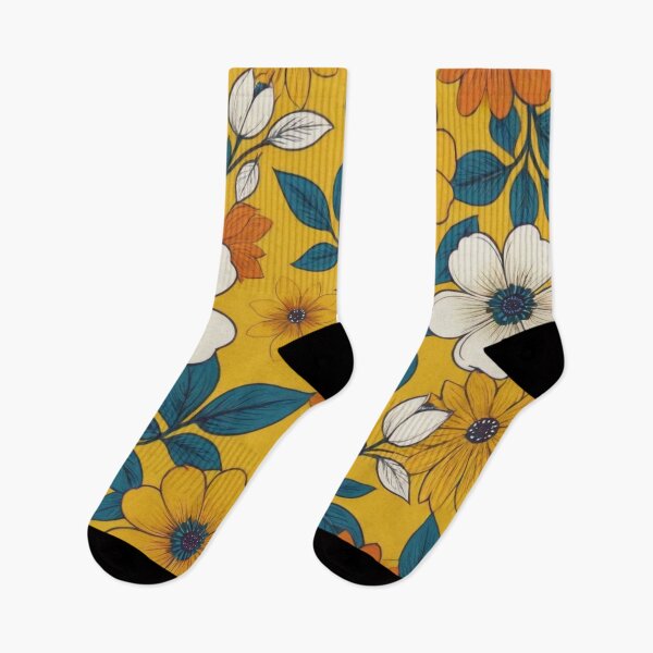 Item preview, RogerPattern - "Sunshine Bloom: A Bright Yellow Floral Delight" designed and sold by RogerPattern.
