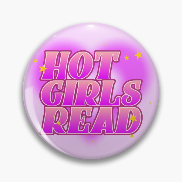 Item preview, Hot Girls Read- violet designed and sold by BookishLounge.